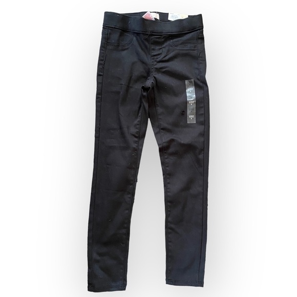 SO Girl’s Black Ultimate Jeggings NWT Size 8 Pull On Style Leggings Pants - Picture 3 of 5